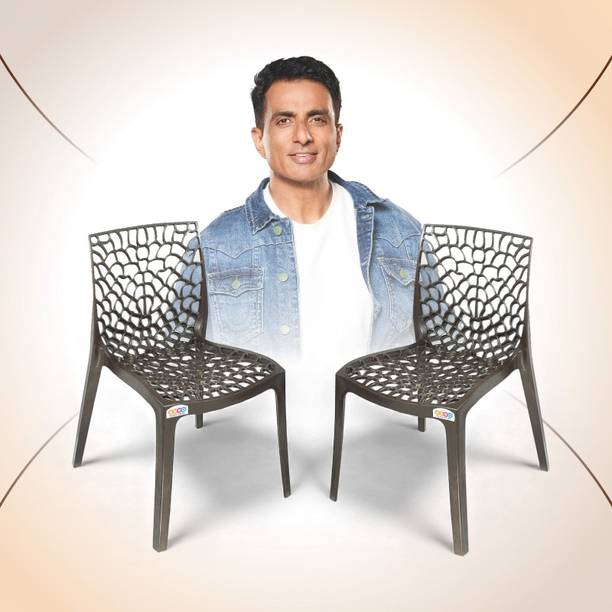 AVRO furniture Spider Heavy Duty, Durable, Stackable, Indoor & Outdoor Use, Living Room Kursi, Plastic Living Room Chair
