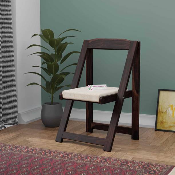 jangid Handicraft Sturdy Foldable Chair for Home & Outdoor | Space Saving Wooden Folding Chair Solid Wood Living Room Chair