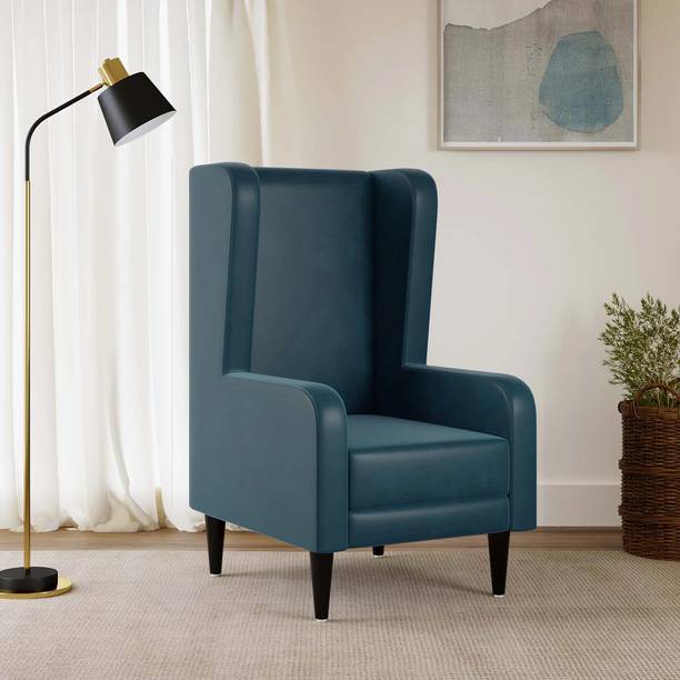 Cherry Wood Jacquiline Upholstered Armchair Solid Wood Living Room Chair