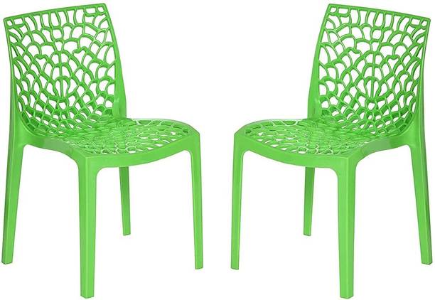COMFORT Creation Web Luxury Armless Home, office & Cafetaria Stylish Chair Plastic Living Room Chair
