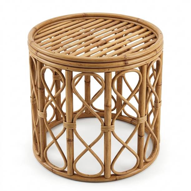 INDIACRAFT R stool Cane Living Room Chair