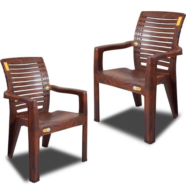 COMFORT Creation High back heavy duty chair Set of 2 Plastic Living Room Chair