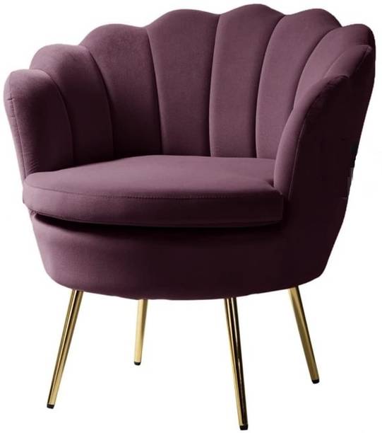 Artesia Comfortable and Stylish Shell Back Accent Chair for Living Room or Bedroom Foam Living Room Chair