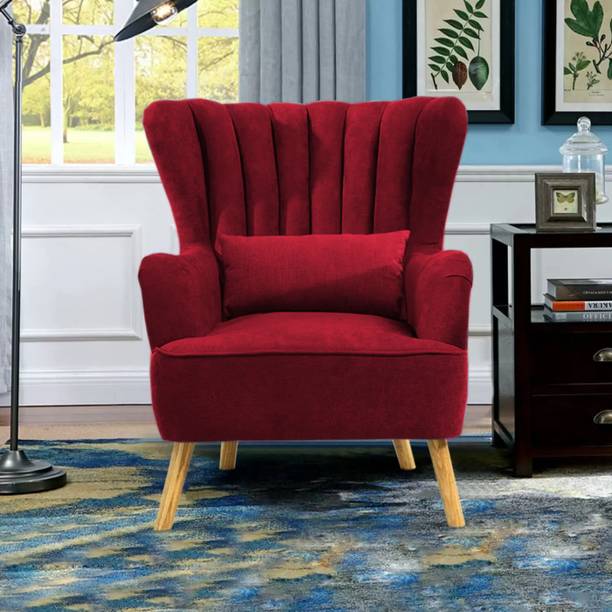 NAPTHRONE Wing Chair,Bedroom High Back Arm Rest Chair Foam Living Room Chair
