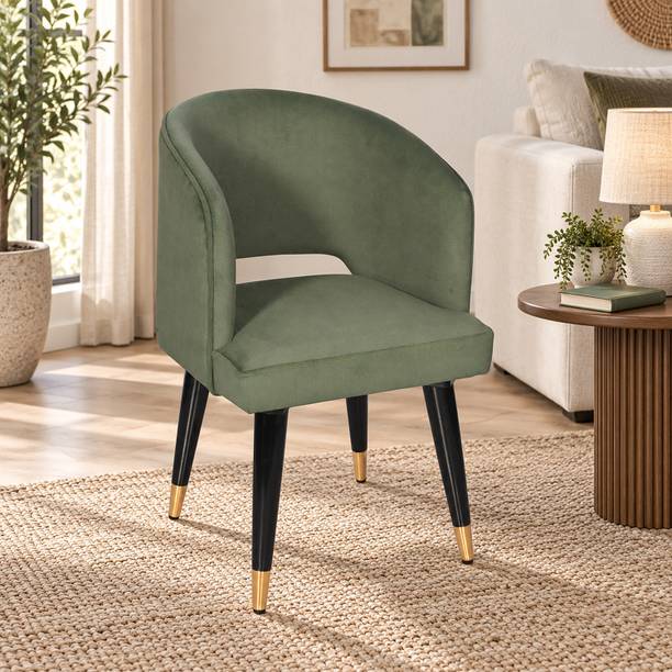 Bene Decor Bene Decor Modern Upholstered Accent Chair | Solid Wood Living Room Chair