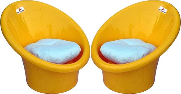 ANJWAR Plastic Living Room Chair