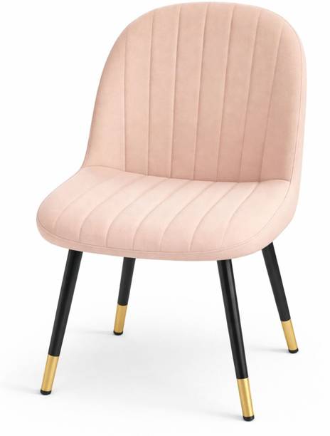 Flipkart Perfect Homes Upholstered Accent Chair | Cushioned Seat with Armrest | Modern Dining Fabric Living Room Chair