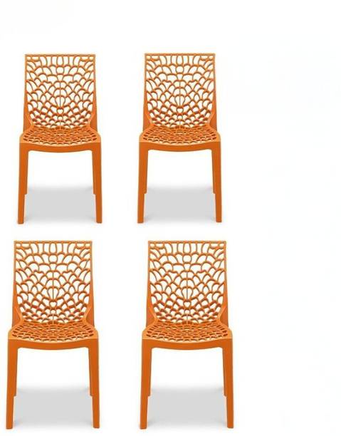 MAHARAJA Premium Plastic Chair –Ergonomic Armrest Design, Chair for Home, Ultra-Durable Plastic Living Room Chair