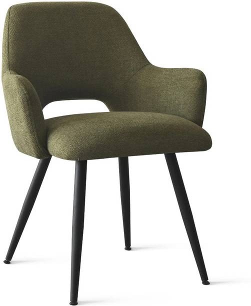 Finch Fox Motel Luxurious Home Collection Upholstery Fabric Arm Dining Room Chair Fabric Living Room Chair