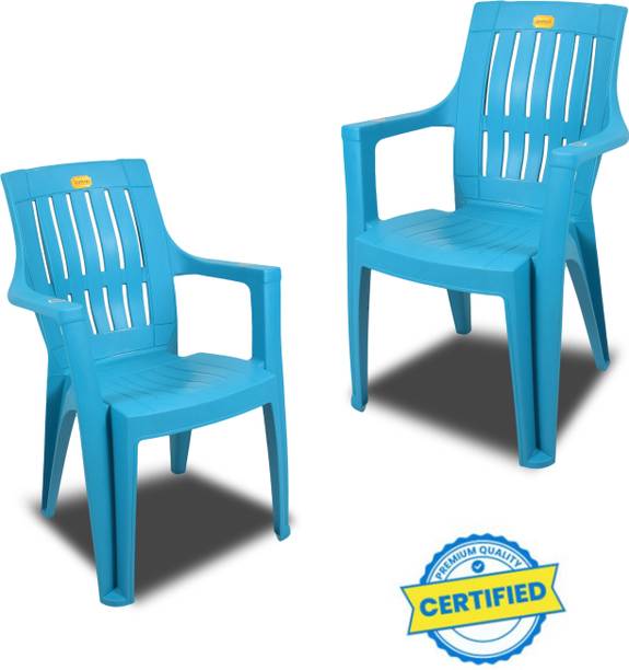 Anmol Platinum durable Maharaja Size chair for home office resturant Plastic Living Room Chair