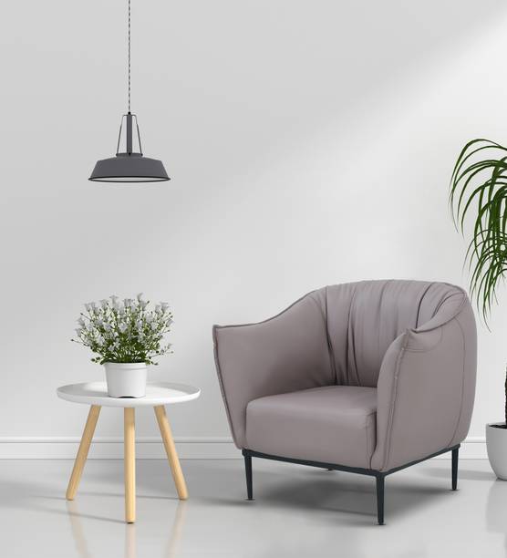 SARITA FURNITURE Living Room Modern Sofa Velvet Accent Armchair with Metal Legs Fabric Living Room Chair