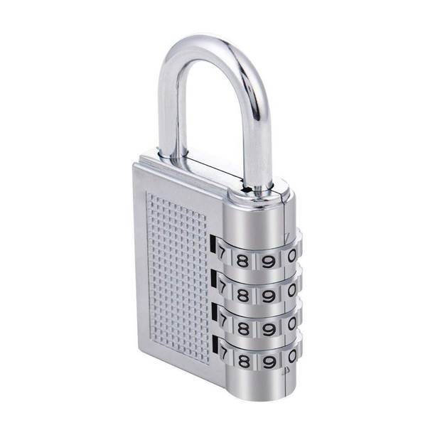Green Tales 4-Digit Safe PIN Hand Bag Shaped Combination Padlock Lock (Color May Vary) Steel Combination Lock