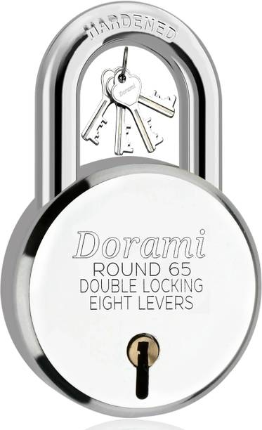 Dorami Round 65mm Lock Hardened Shackle Double Lock...