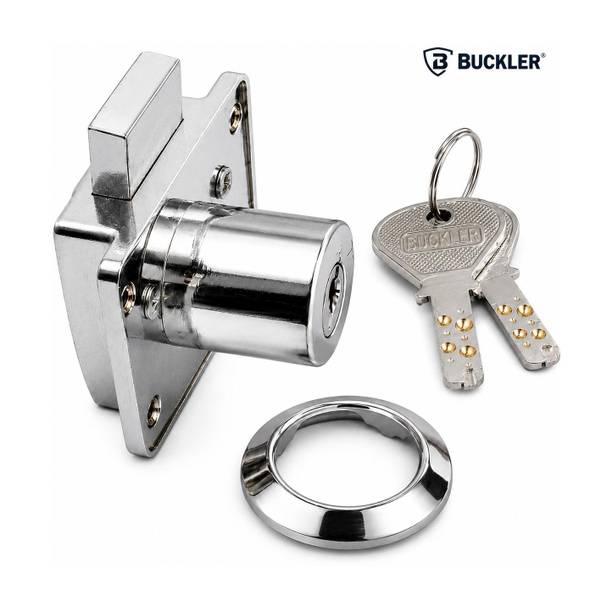 BUCKLER Brass Steel Cabinet lock,Computer Brass keys for Wardrobe, Cabinet, Drawer,heavy Lock