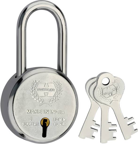 HARRISON 0659J Supreme Round 50mm BCP Padlock with 7 Le...