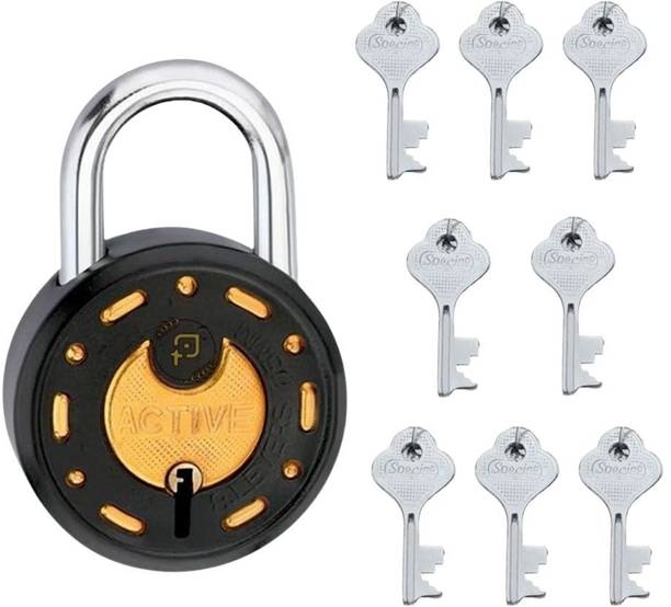 onepro Azco Round Black 65MM,1 Lock 8 keys 8 Levers Do...