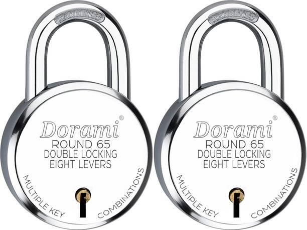 Indora Round 65mm Steel Lock Double Locking 8 Steel Lev...