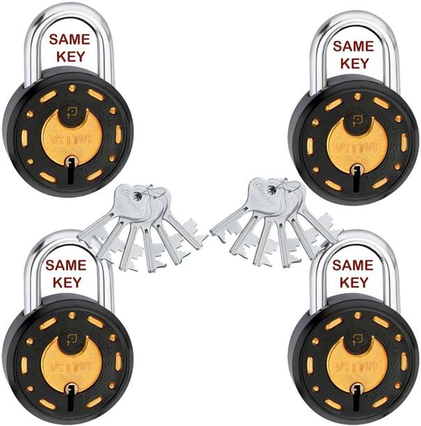onepro Active Locks 65mm 12 Same Keys with 4 Padlocks ...