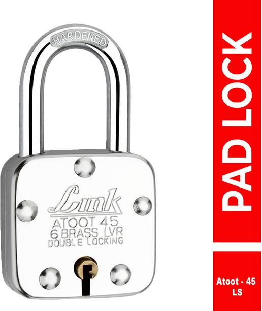 Link Atoot 45mm Long Shackle Lock Steel Body Harden...