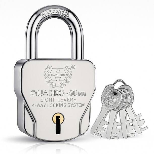 HARRISON Quadra-5561 60mm Lock Stainless Steel 4 Ke...