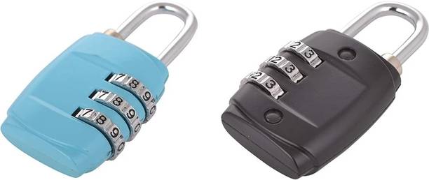 Any Fashion 2 Padlocks of three Digit Combination Lock ...