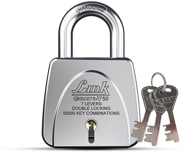 Link Gravi-T 50mm Padlock Lock For Door, office, Shop...