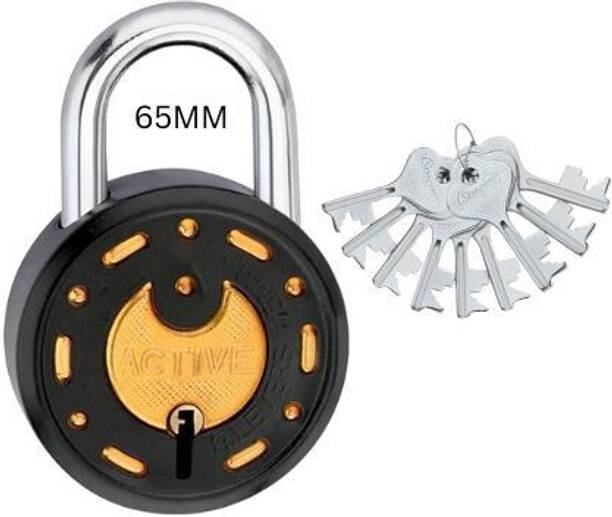 onepro Azco Round Black 65MM,1 Lock 9 keys 8 Levers Do...