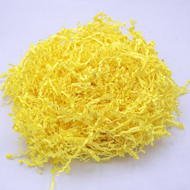 Card Planet Card Planet Fine Paper Gift Wrapping Packaging Filling, Decoration YELLOW_1KG 1000 L Loose Fill