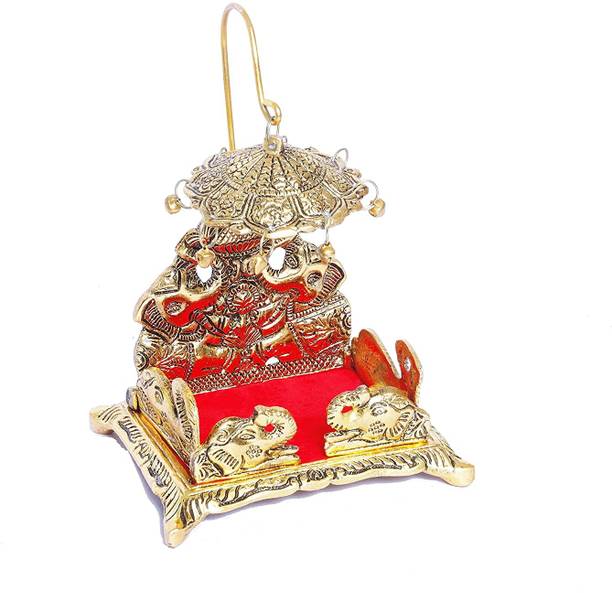 DARIDRA BHANJAN metal singhasan, brass singsan, Sihasan, Metal Krishna Sihasan, Laddu Gopal Jhula