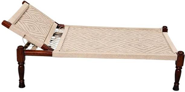 Shanti Art Solid Wood Lounger