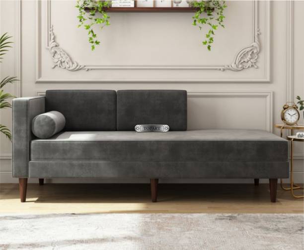 TOPART Wooden Fabric lounge sofa set for living room bedroom office Solid Wood Lounger
