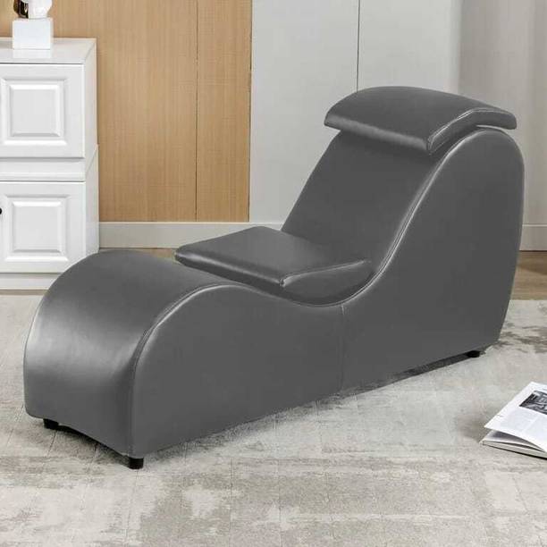 Soul Light Art PU Leather Yoga Chair,Curved Yoga Chaise Lounge Leatherette Lounger