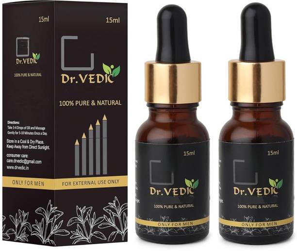 Dr.Vedic 100% Pure & Natural Massage Oil (Pack Of 2) Lubricant