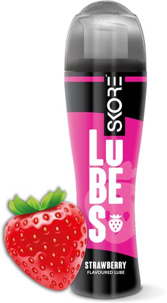 SKORE Strawberry Sensation Lube | Skin Friendly | 50 ml | Pack of 1 Lubricant