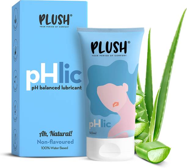 PLUSH pHlic Water Based pH Balanced Lubricant |Non Flavored, NO Colored, Aloe Based Lubricant