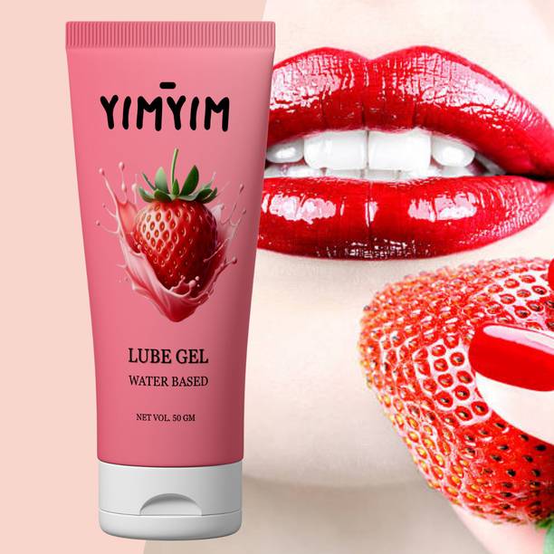 Yim Yim Sweet & Smooth Strawberry Lube Gel – Long-Lasting Romantic Fun Lubricant