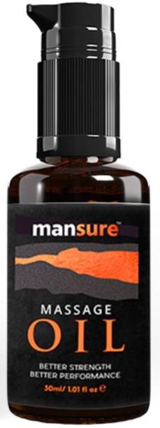 ManSure Massage Oil for Men's Health - 1 Pack Lubricant