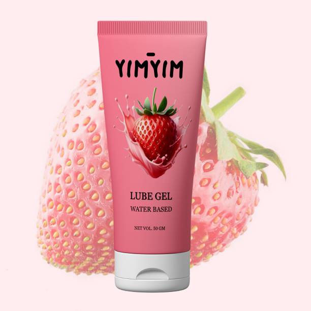 Yim Yim Strawberry Sensual Gel – Flavored Lube for Couples’ Romantic Mood Lubricant