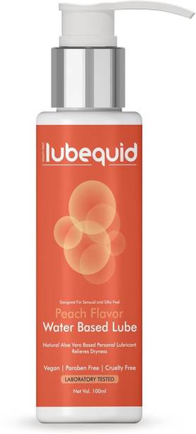Lubequid Peach flavor Based Lube Gel For Men And Women Lubricant (100 ml) Lubricant