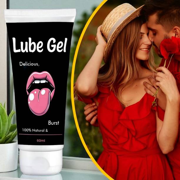 shawdi Lube Gel Delicious Burst Cream - 60ml (100% Natural & Safe) Lubricant