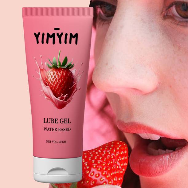 Yim Yim Strawberry Lubricant Gel – Long Lasting Smooth Glide for Couples Play Lubricant