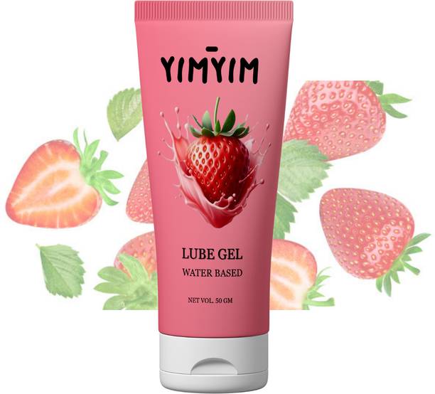 Yim Yim Strawberry Pleasure Gel – Long Lasting, Sweet & Silky Romantic Feel Lubricant