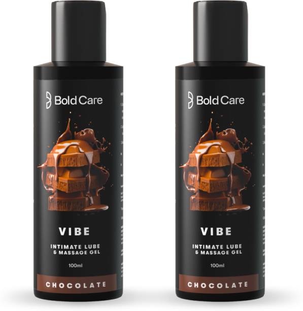 Bold Care Chocolate Flavored Intimate Lube & Massage Gel - Water Based Formula Lubricant