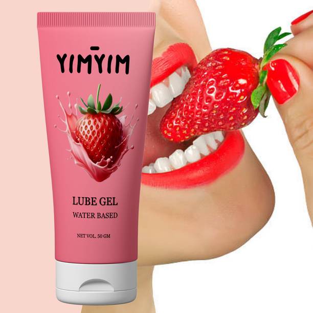 Yim Yim Strawberry Kiss Lube Gel - Water-Based, Hypoallergenic, Intimate Pleasure Lubricant