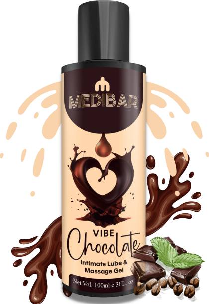 medibar Premium Chocolate Flavoured Compatible with condoms & toys`2 in 1 massage Gel & Lubricant