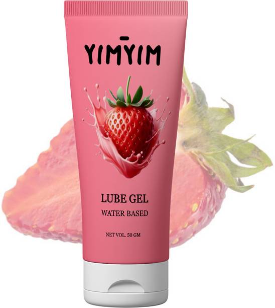 Yim Yim Lube Gel for Couples – Strawberry Smooth Pleasure, Long Glide Lubricant