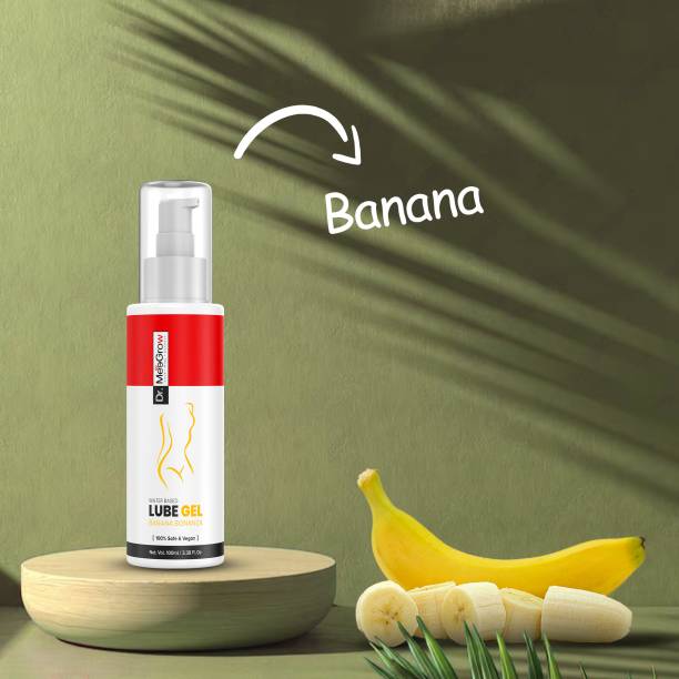 Dr.MeeGrow Banana Bonanza Flavoured with condoms & toys`2 in 1 massage Gel & Lubricant