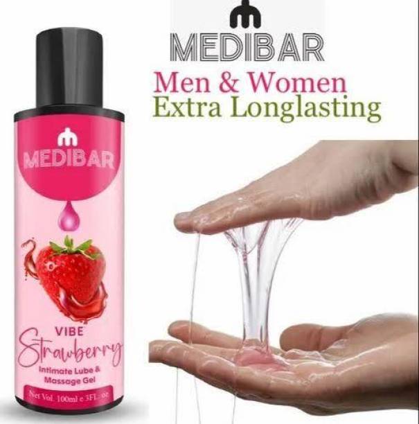 medibar Care Lubricant For Men And Women-Premium Strawberry Flavour-Water Based Lubrican Lubricant