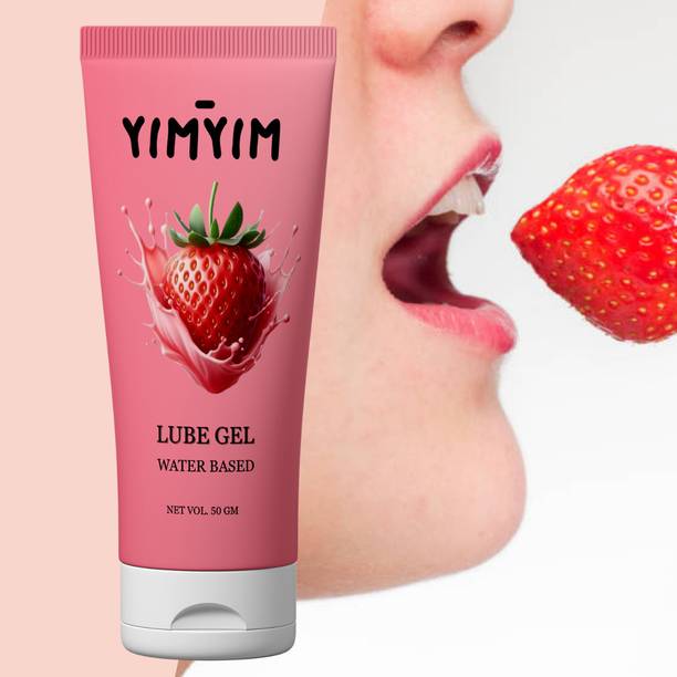 Yim Yim Tasty Strawberry Intimate Gel - Long-Lasting, Safe, Water-Based Lube Lubricant