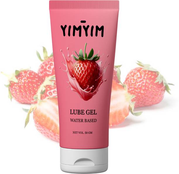 Yim Yim Strawberry Smooth Pleasure Lube Gel for Long-Lasting Intimate Glide Lubricant